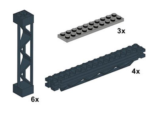 Pillars and Beams LEGO Bulk Bricks set (#10045-1, 2002)