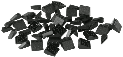 Black Slopes 33 3 x 1 and 3 x 3 LEGO Bulk Bricks set (#10055-1, 2003)