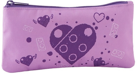 Friends Hearts Pencil Case LEGO Stationery and Office Supplies set (#101042213-1, 2022)
