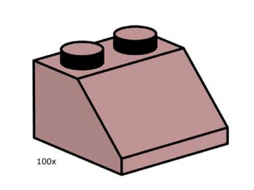 2 x 2 Sand Red Roof Tiles