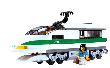 High Speed Train Locomotive LEGO World City set (#10157-1, 2004)