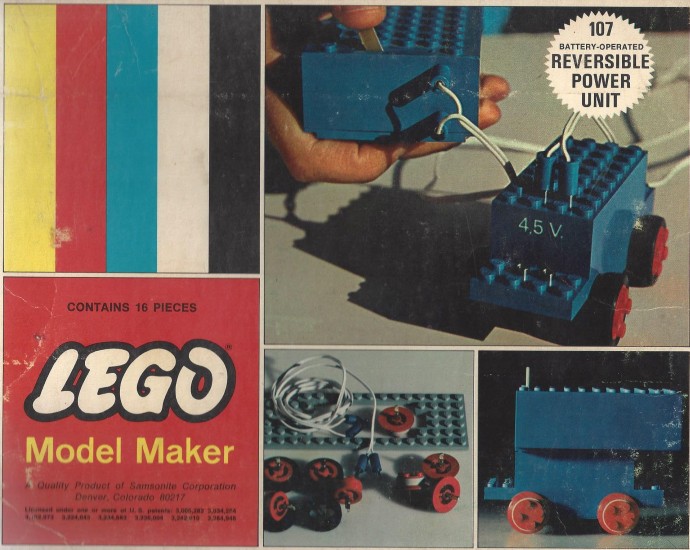 4.5V Reversible Power Unit LEGO set (#107-3)