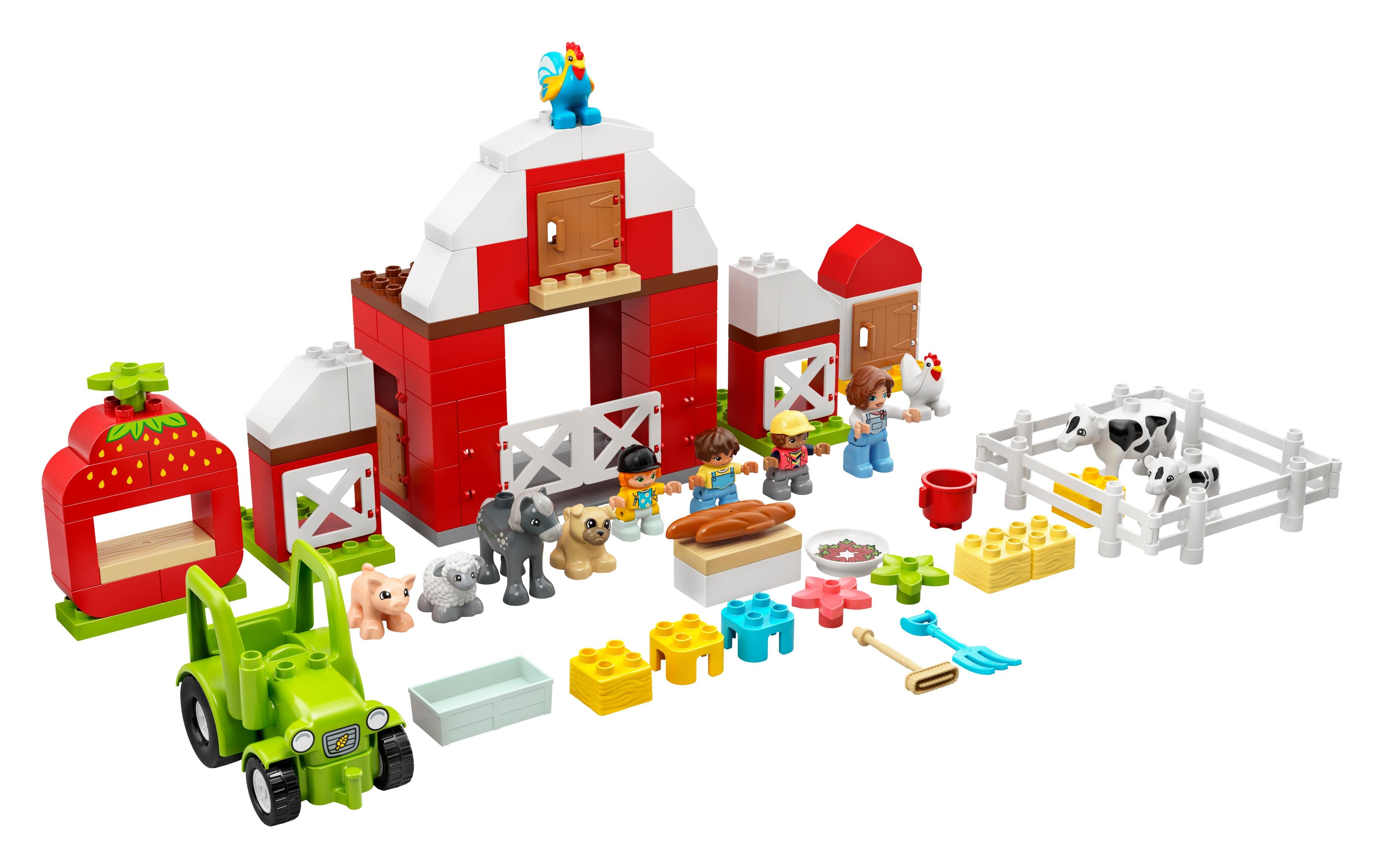 Barn, Tractor & Farm Animal Care LEGO Town set (#10952-1, 2021)
