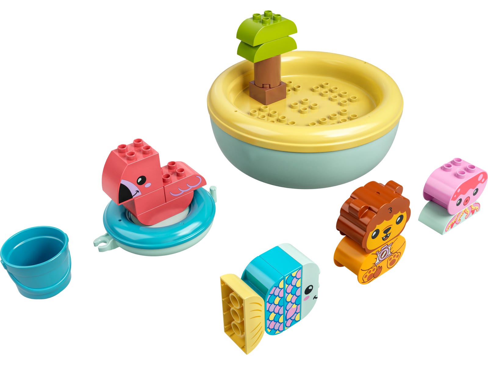 Bath Time Fun: Floating Animal Island LEGO set (#10966-1)