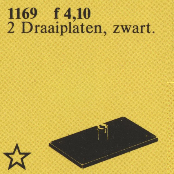 Bogie Plates LEGO Train set (#1169-1, 1986)