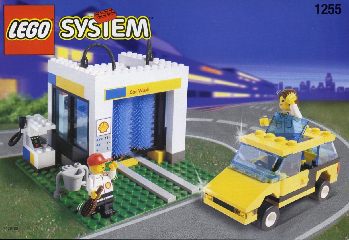 Shell Car Wash LEGO set (#1255-1)