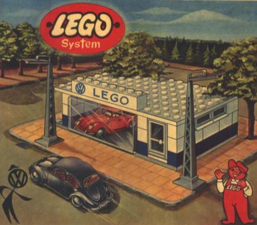 VW Auto Showroom LEGO set (#1307-1)