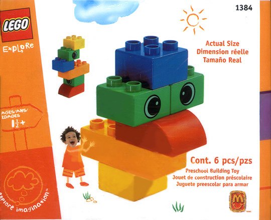 Bird (Pre-School Building Toy) (Explore) LEGO Basic Set set (#1384-1, 2002)
