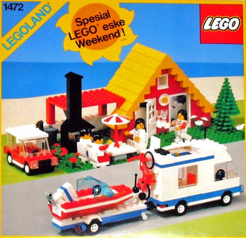 Holiday Home LEGO Classic Town set (#1472-1, 1987)
