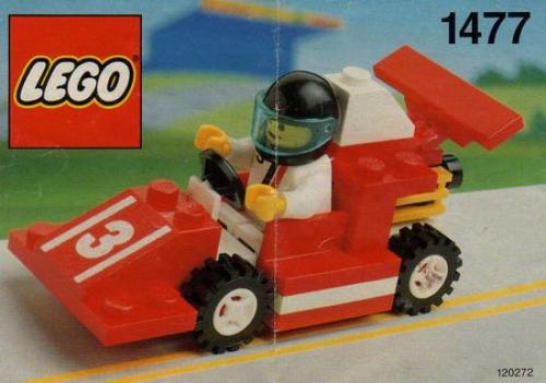 Red Race Car Number 3