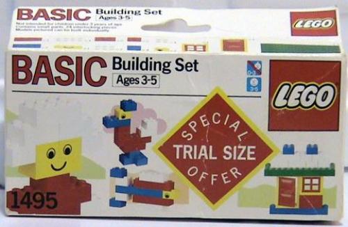 Basic Building Set Trial Size LEGO Basic set (#1495-1, 1988)