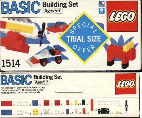 Basic Building Set Trial Size LEGO Basic set (#1514-1, 1988)