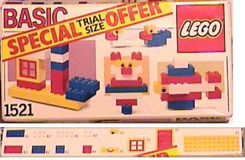 Basic Building Set Trial Size LEGO Basic set (#1521-1, 1989)