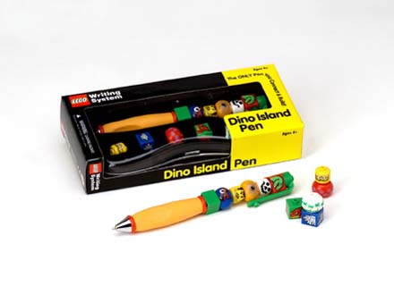 Dino Island Pen LEGO Stationery and Office Supplies set (#1524-2, 2000)