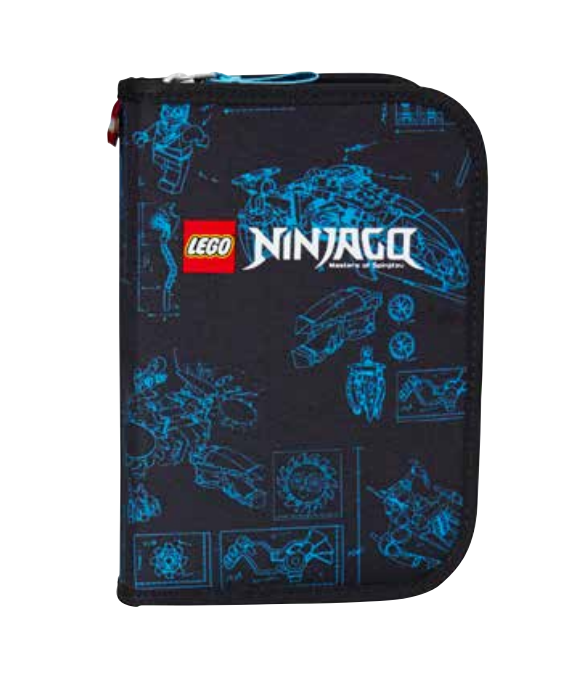 Ninjago Rebooted Pencil Case with Pencils LEGO Stationery and Office Supplies set (#15446-1, 2015)