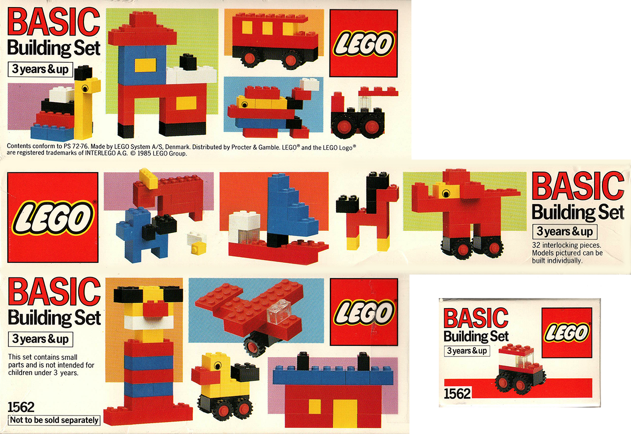 Basic Building Set LEGO Basic set (#1562-2, 1985)