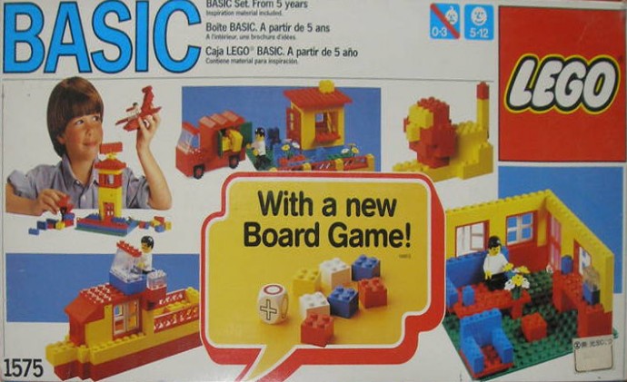 Basic Set with Board Game LEGO Basic set (#1575-2, 1987)