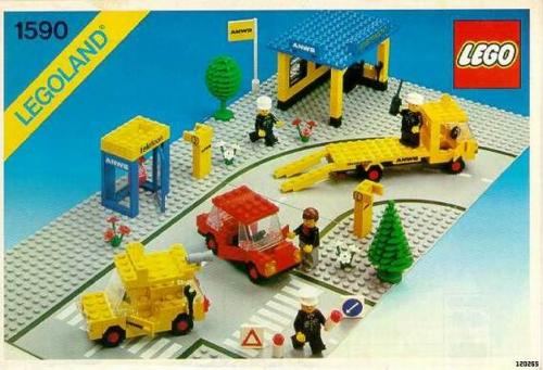 Breakdown Assistance (ANWB Version) LEGO Classic Town set (#1590-2, 1982)