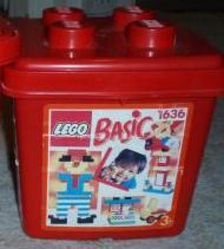 Small Bucket LEGO Basic set (#1636-1, 1990)