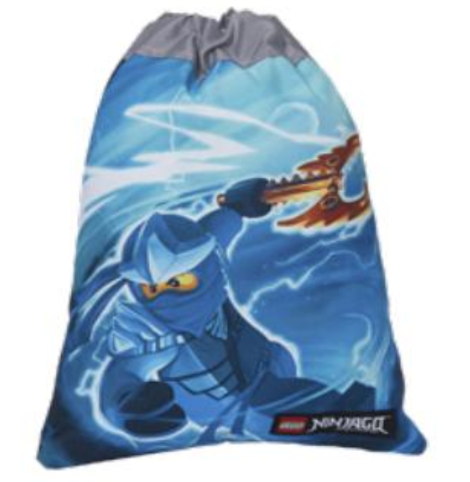 Ninjago Jay Gym Bag LEGO Bags, Totes, & Luggage set (#16476-1, 2016)