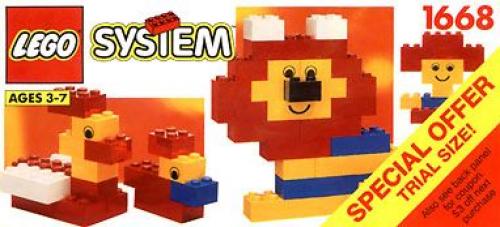 Basic Building Set Trial Size LEGO Basic set (#1668-1, 1992)