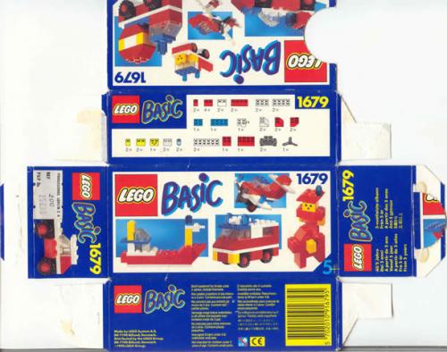 Basic Building Set LEGO Basic set (#1679-1, 1990)