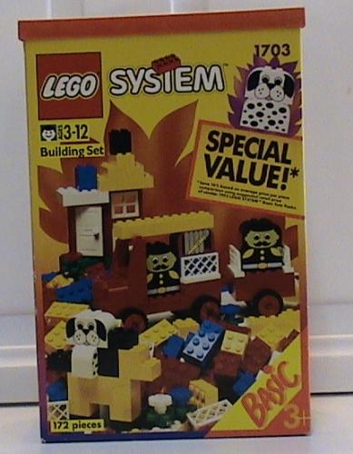 Dalmatian Station Building Set LEGO Basic set (#1703-1, 1994)
