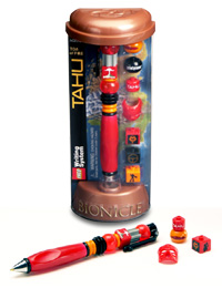 Bionicle Tahu Pen LEGO Stationery and Office Supplies set (#1706-1, 2001)