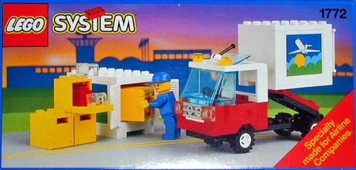 Airport Container Truck LEGO set (#1772-1, 1992)