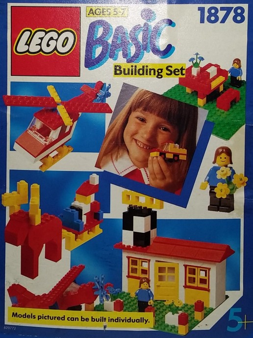 Small Bucket LEGO Basic set (#1878-1, 1991)