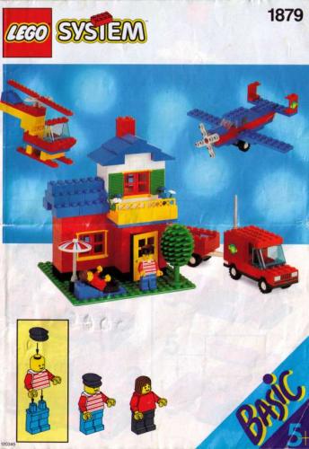 Large Bucket LEGO Basic set (#1879-1, 1992)