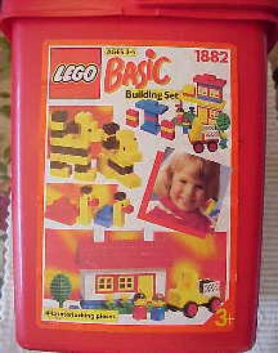 Large Bucket LEGO Basic set (#1882-1, 1991)