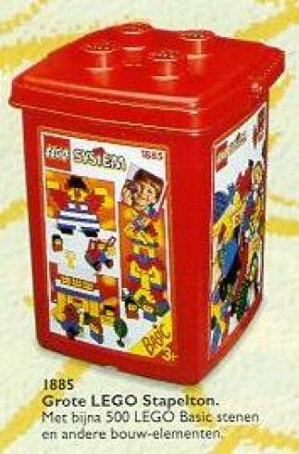XL Bucket LEGO Basic set (#1885-1, 1992)
