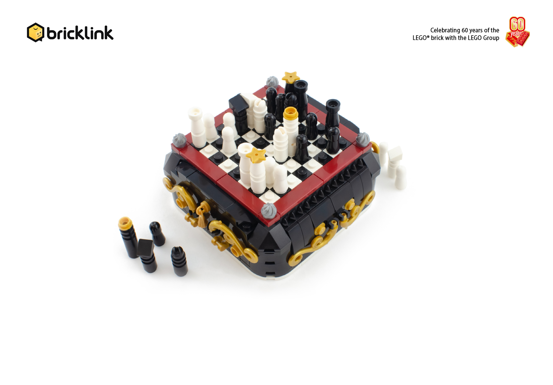 Steampunk Mini Chess LEGO BrickLink Designer Program set (#19013-1, 2019)