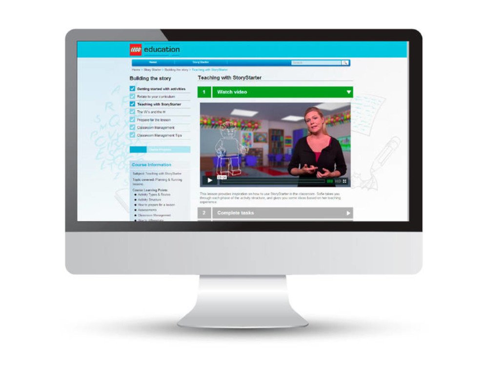E-Learning: Getting Started with StoryStarter LEGO Educational and Dacta set (#2000524-1, 2015)