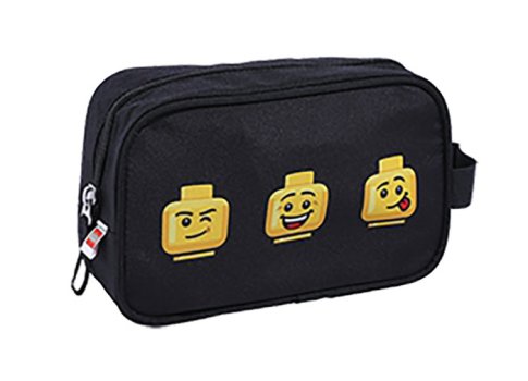 Minifigure Toiletry Bag (Black) LEGO Bags, Totes, & Luggage set (#200702007-1, 2020)