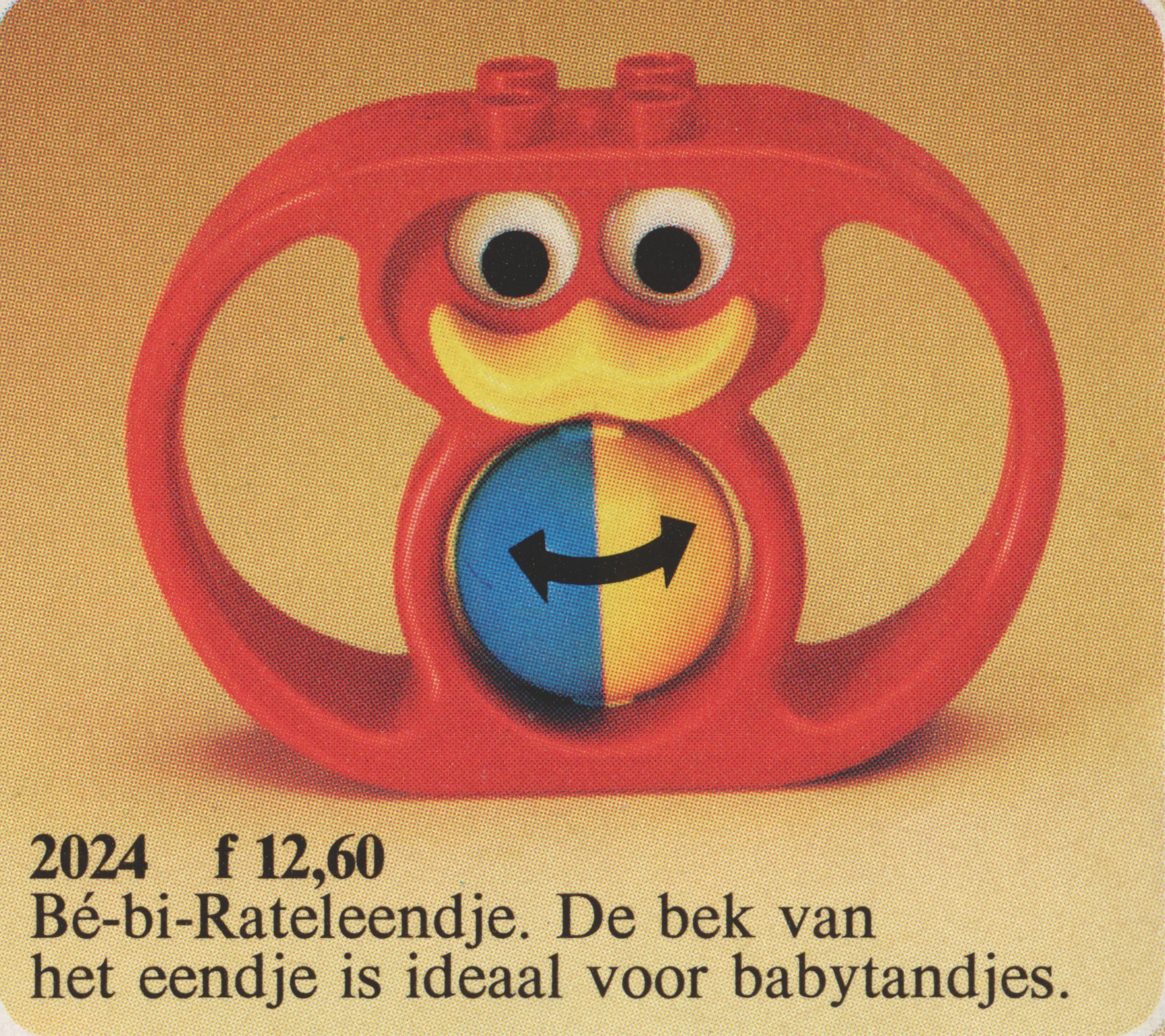 Duck Rattle LEGO set (#2024-1, 1983)