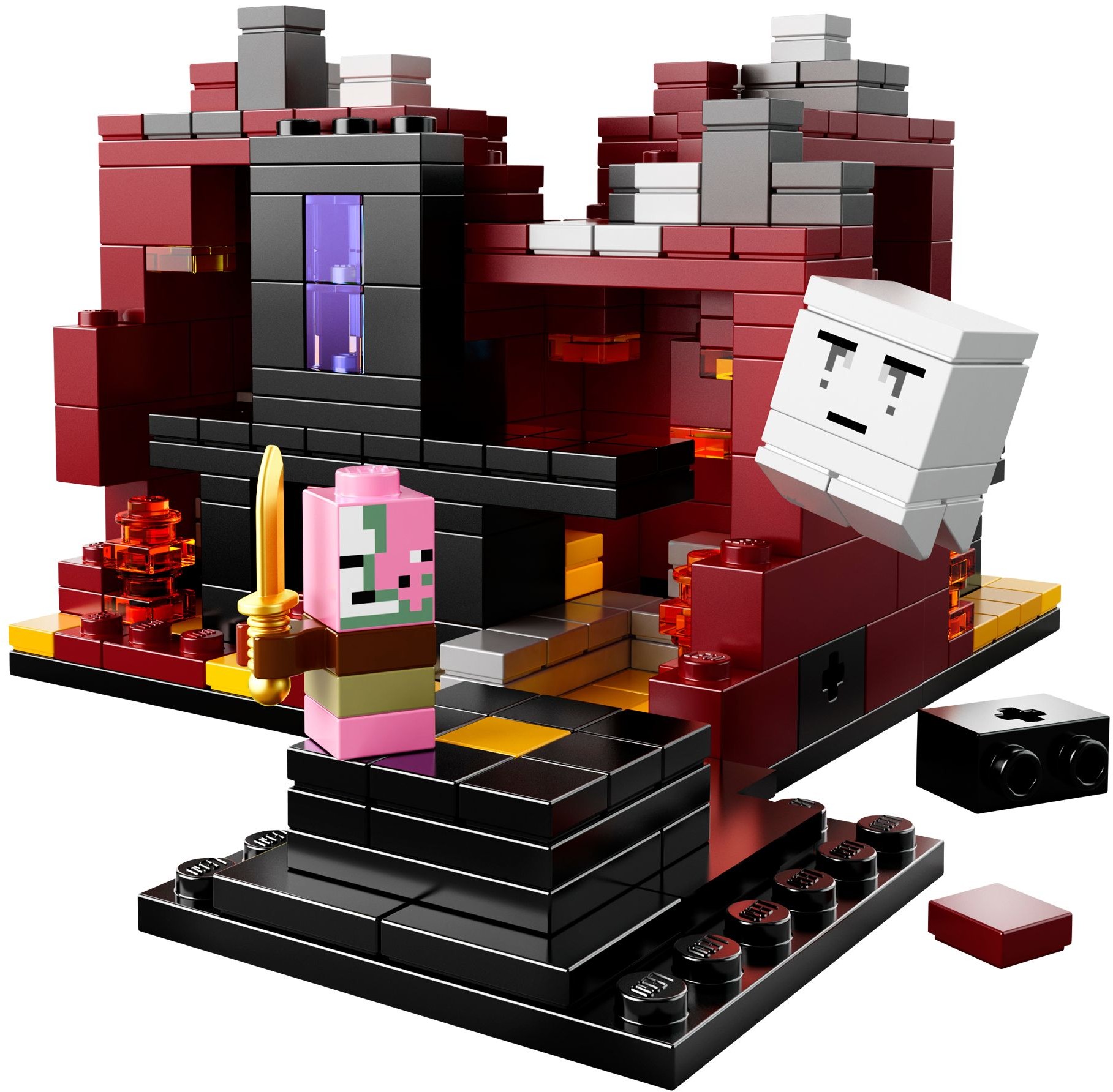 Micro World - The Nether LEGO set (#21106-1, 2013)