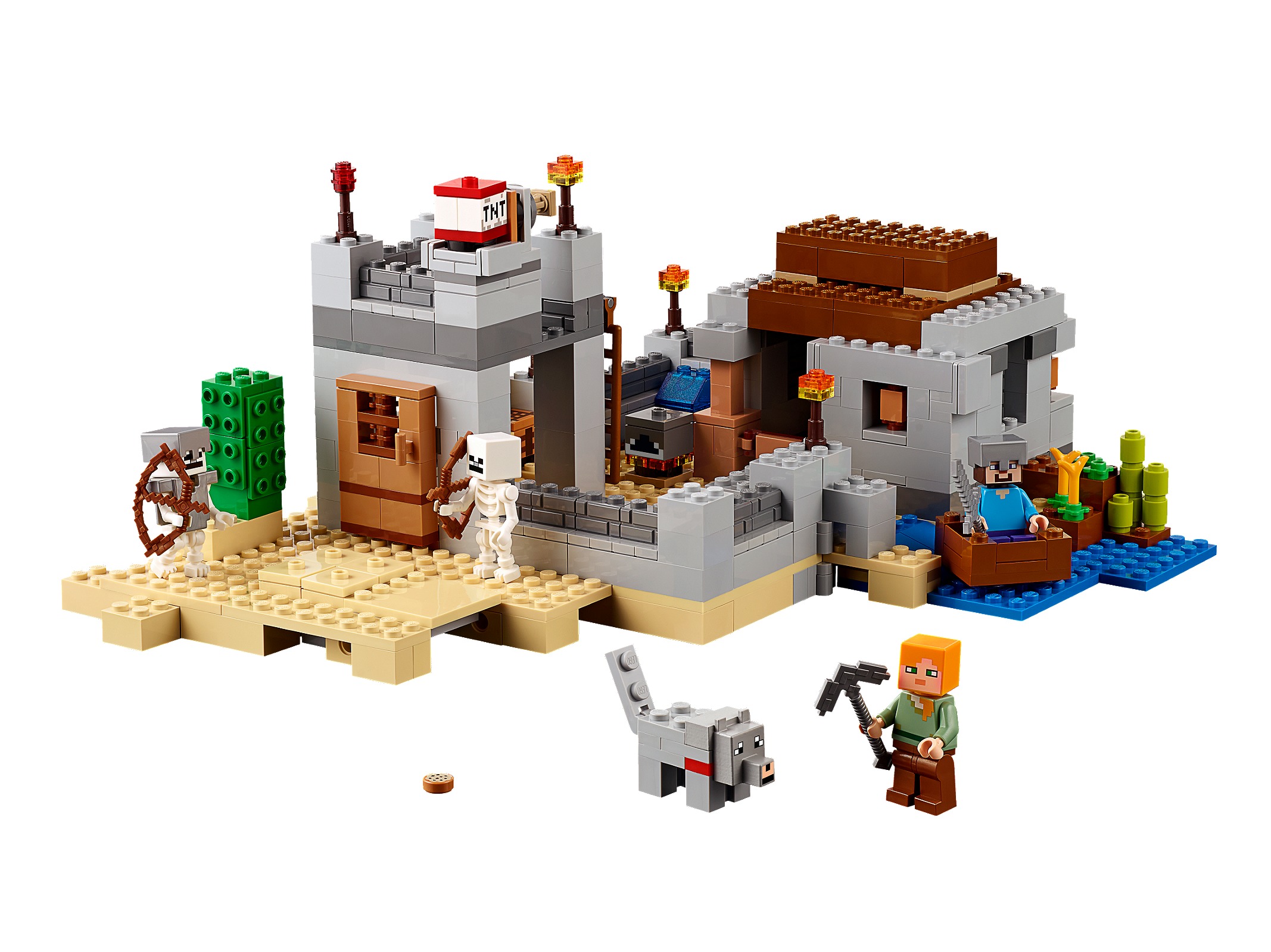 The Desert Outpost LEGO Minecraft set (#21121-1, 2015)