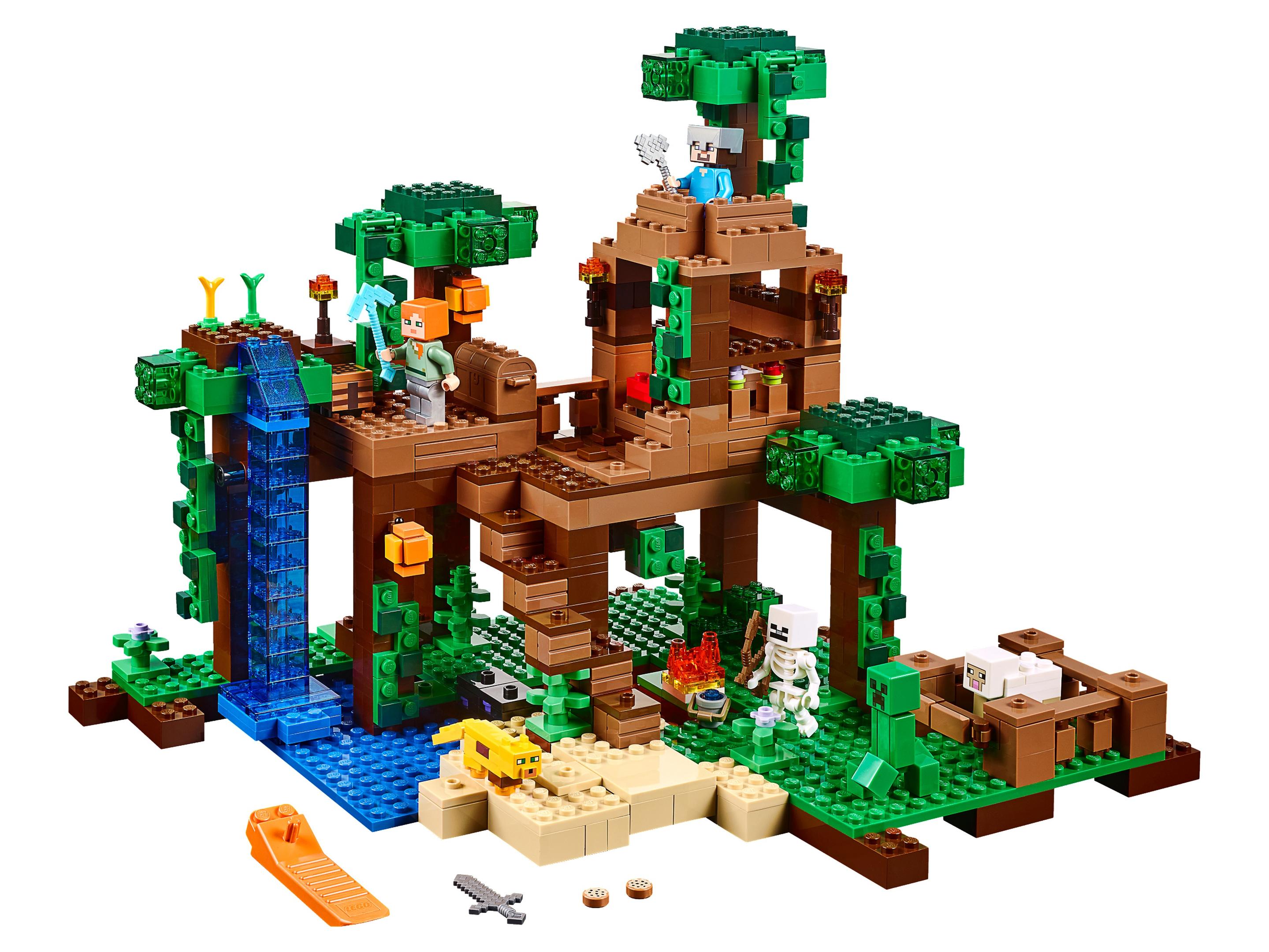 The Jungle Tree House LEGO Minecraft set (#21125-1, 2016)