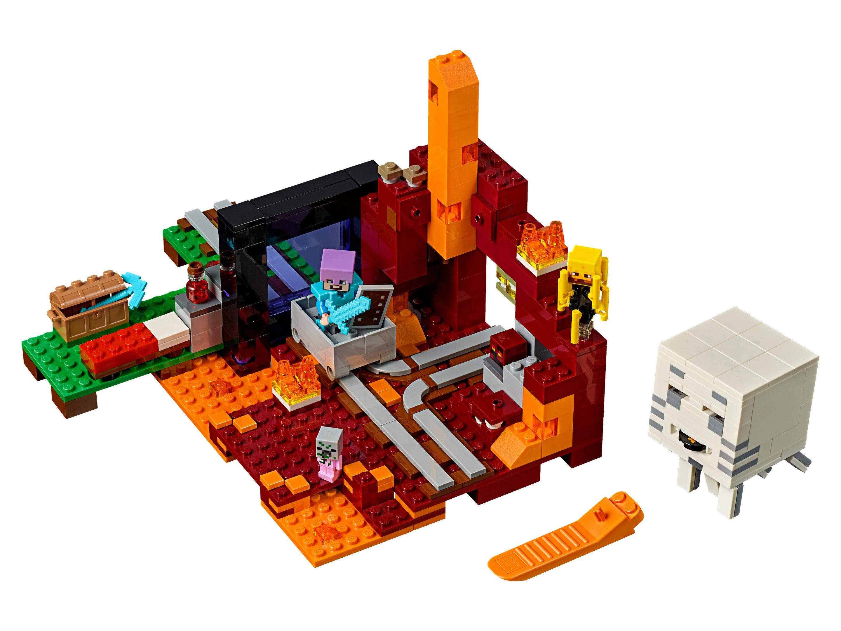 The Nether Portal LEGO Minecraft set (#21143-1, 2018)