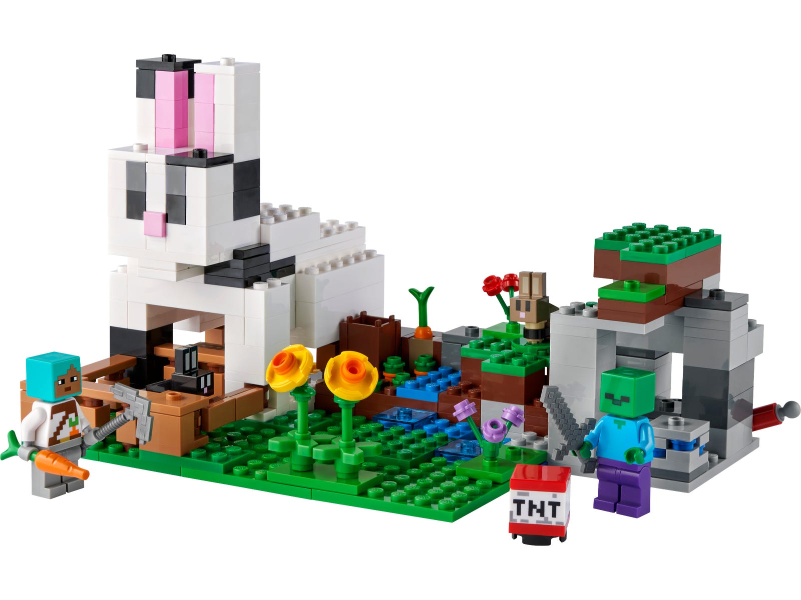 The Rabbit Ranch LEGO Minecraft set (#21181-1, 2022)
