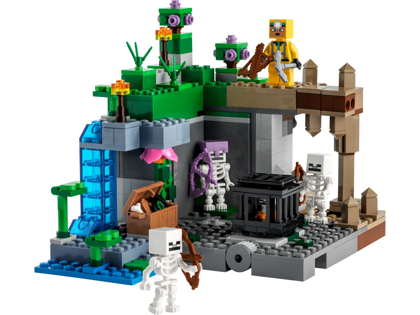 The Skeleton Dungeon LEGO Minecraft set (#21189-1, 2022)