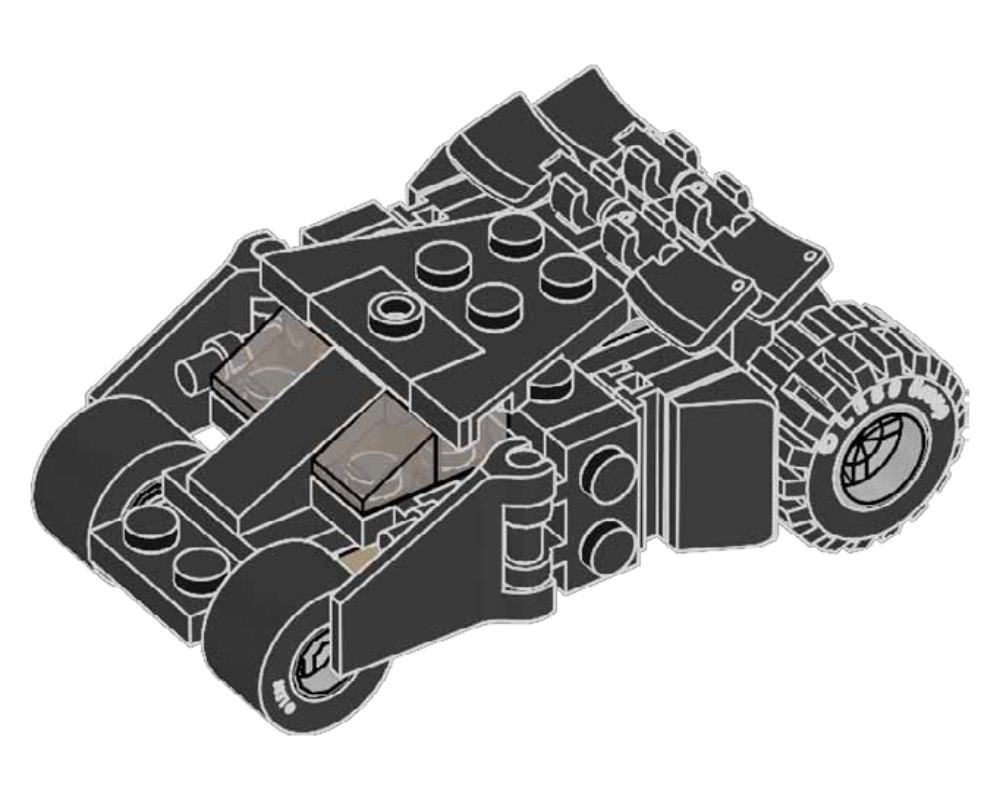 Batmobile Tumbler LEGO Batman set (#212328-1, 2023)