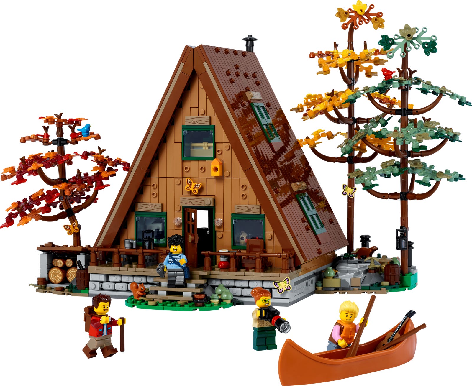 A-Frame Cabin LEGO set (#21338-1, 2023)
