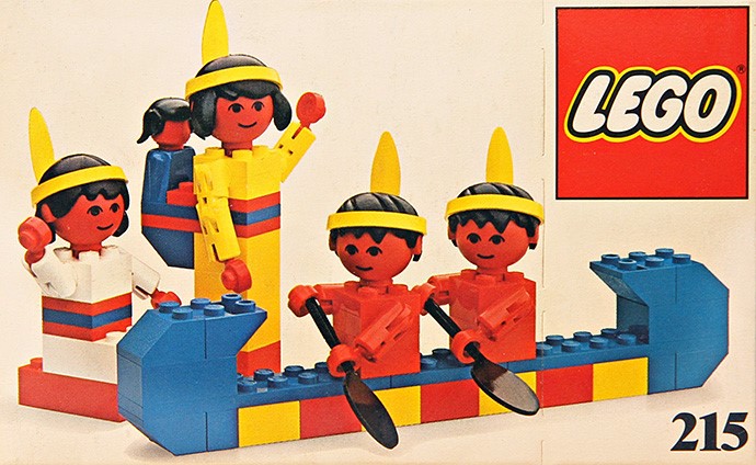 Red Indians LEGO set (#215-1, 1977)