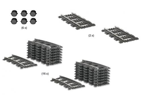 9V Train Track Starter Collection LEGO 9V set (#2159-1, 2006)