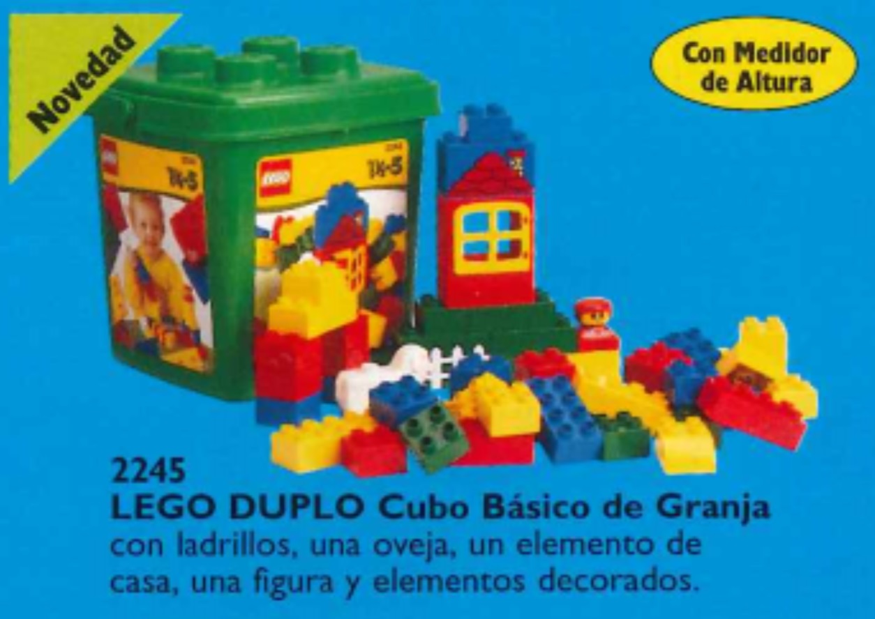 Farmhouse Bucket LEGO Basic Set set (#2245-1, 1997)