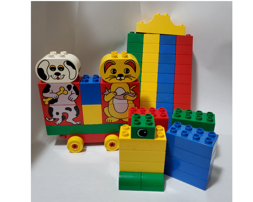 Large Puppy Clearpack LEGO Basic Set set (#2265-1, 1997)