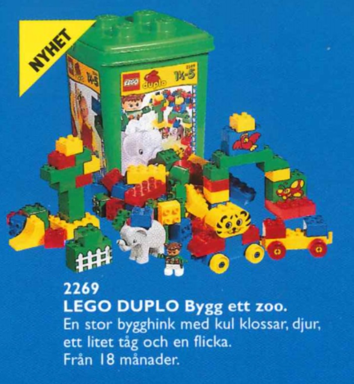 Build a Zoo LEGO Basic Set set (#2269-1, 1998)